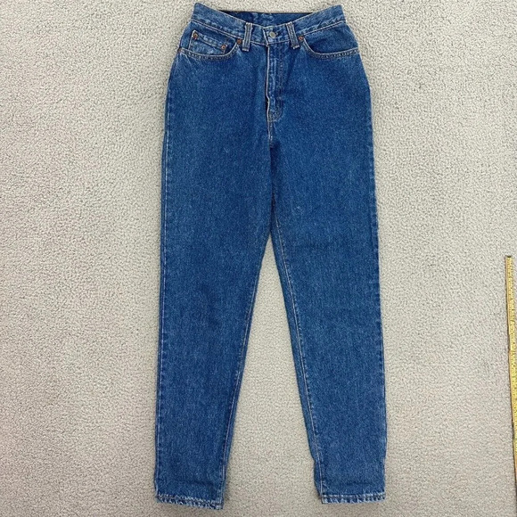 Vintage Levis 505 Womens size 12 USA Made High Waist Tapered Denim Baggy 80s 90s - Picture 10 of 16